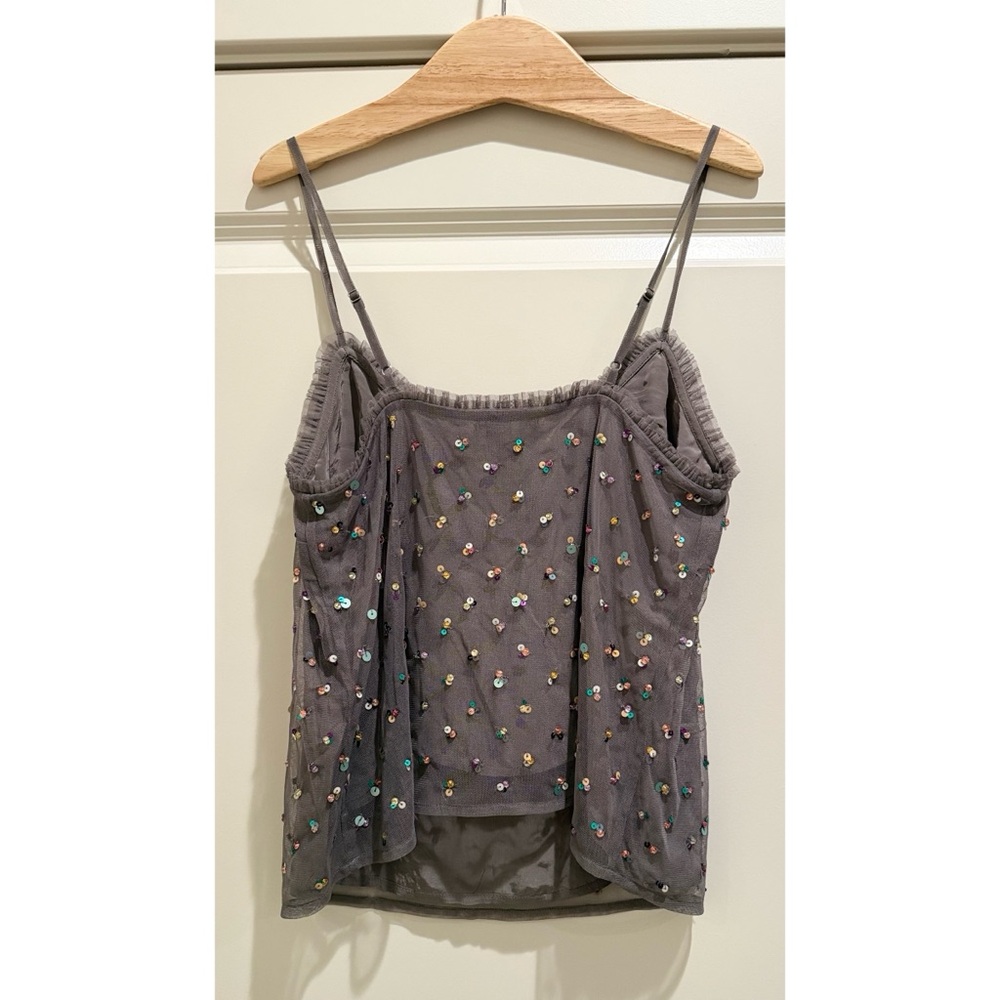 J. Crew Collection Ruffle-trim Camisole with Embellishments - Picture 6 of 9